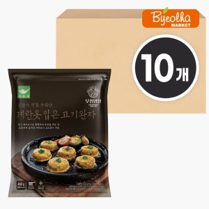 사옹원 부침명장 계란옷 입은 고기완자 동그랑땡 냉동 야식 간식 명절 제사 400g, 10개