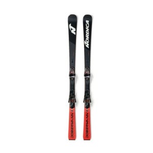 노르디카 스키 2425 DOB.SL WC DEPT M PLATE BLACK RED + COMP 12 or 16 BLACK FLO RED