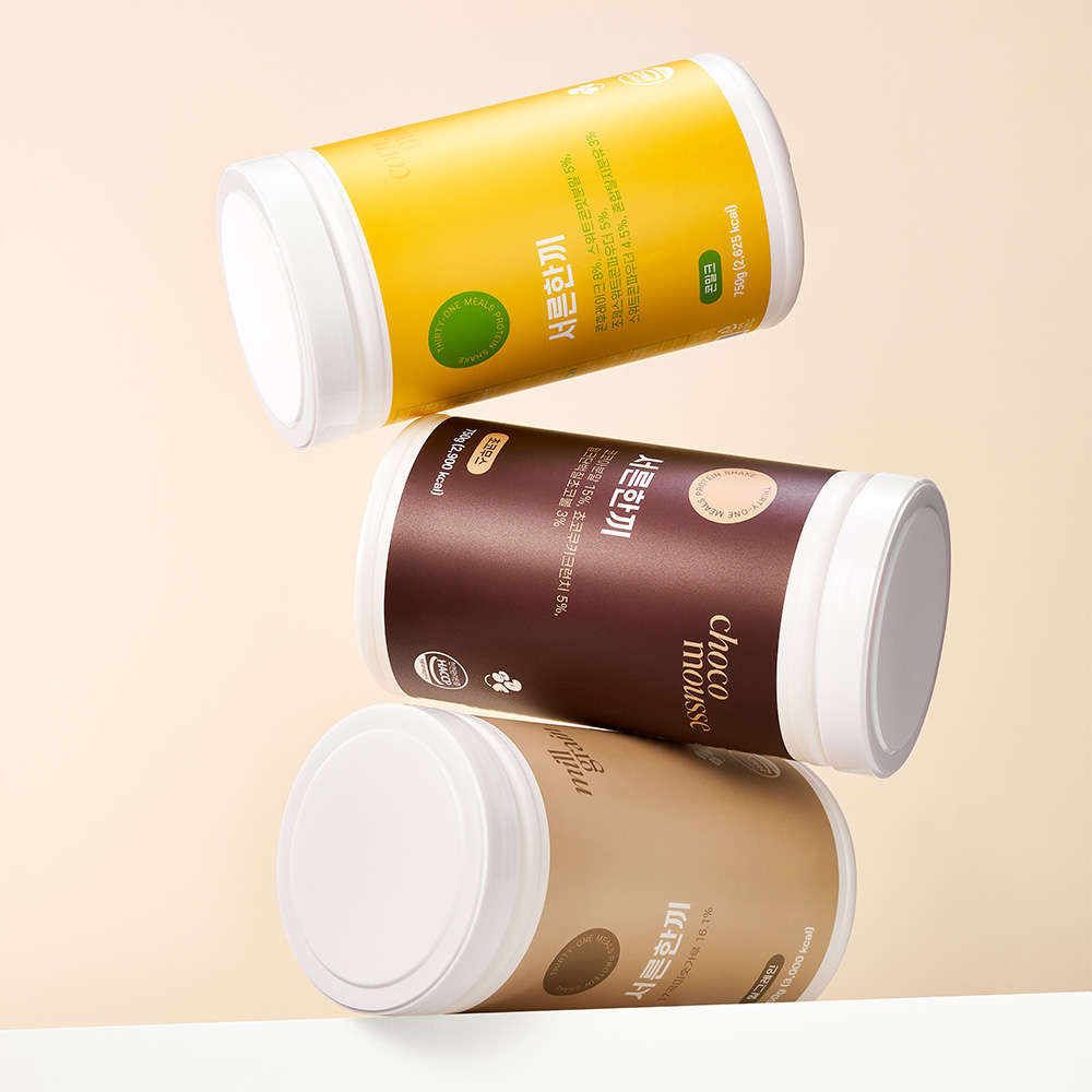 <b>설당프리</b> 서른한끼 프로틴 쉐이크 750g 밀그레인 초코무스 콘밀크 녹차라떼 식사대용