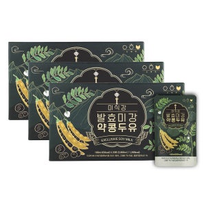 무가당 무첨가 국산콩 발효미강 약콩두유 60포