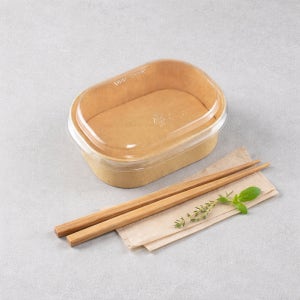 종이 도시락 DRP 206 답례품 미니 디저트 종이 용기 트레이 케이스 R150 크라프트, 100개