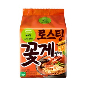 풀무원 로스팅 꽃게탕면 103g 4입