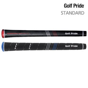 골프프라이드 CP2 스탠다드 프로 랩 골프그립 블랙/레드(50g 라운드)