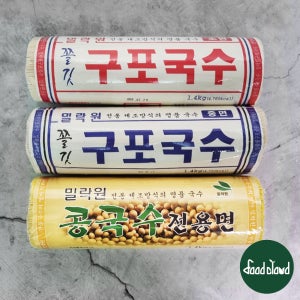 밀락원 구포국수 소면 1.4kg + 중면 1.4kg + 콩국수 전용면 1.4kg
