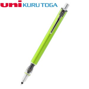 유니 쿠루토가 어드밴스 리드 로테이션 샤프 0.5mm 라임그린 139x11mm 12g