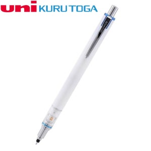 유니 쿠루토가 어드밴스 리드 로테이션 샤프 0.5mm 화이트 139x11mm 12g