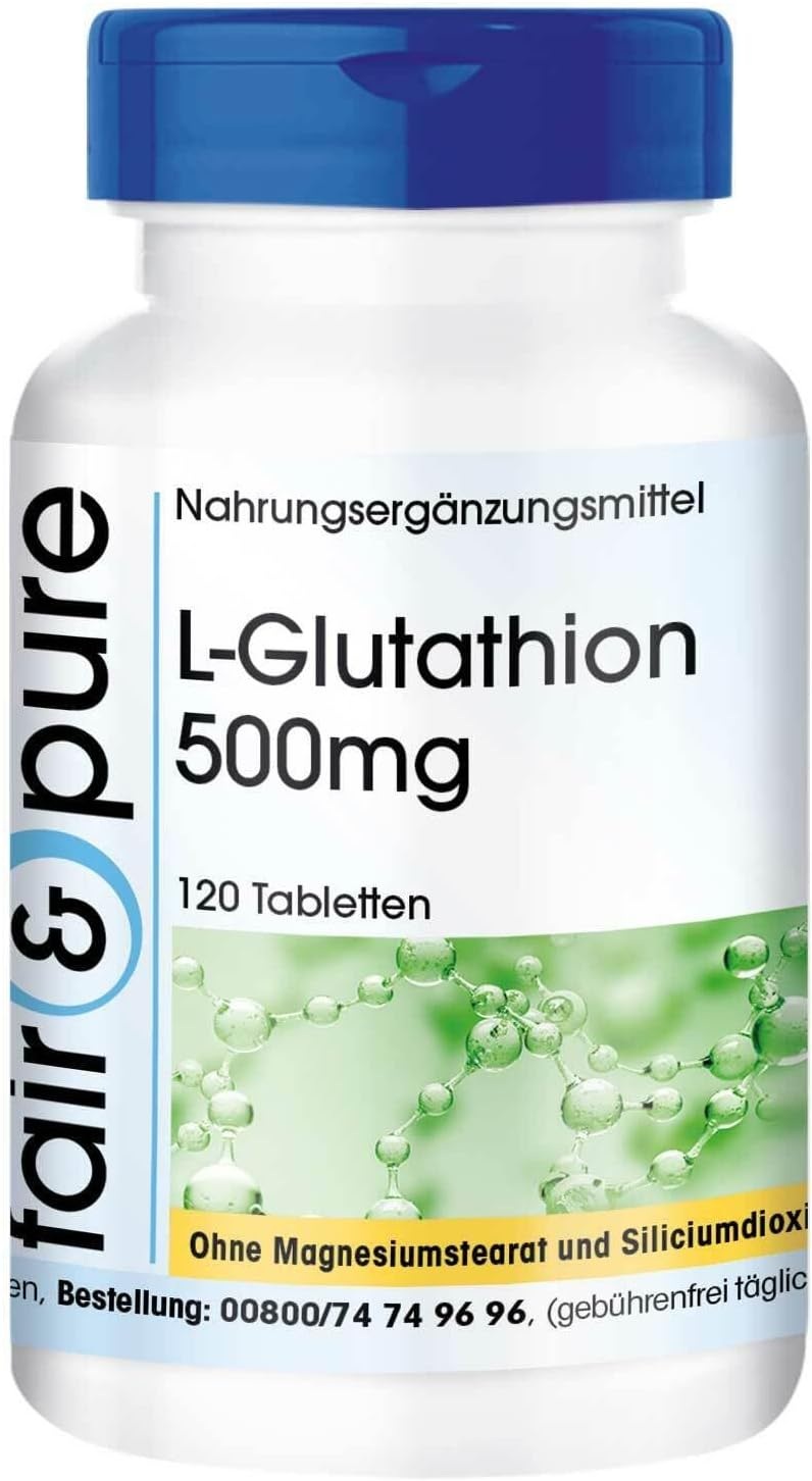 독일 <b>페어앤퓨어</b> 순수 <b>글루타치온</b> 500mg 120정 비건