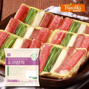 사옹원 오미산적 1kg 꼬지전 대용량 업소용 명절 음식 제사 한식 반찬 냉동 간편 급식