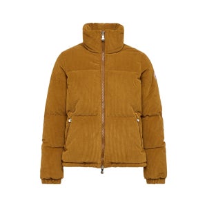(24FW) 골딘 벨벳 (GOLDIN VELVET) 다운 자켓 - BRONZE BROWN