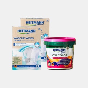 컬러 화이트 SET (색상의류용 표백제 x1 + 흰옷 세탁시트x2)