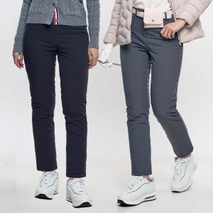 여성 골프 바지 겨울 본딩 기모 패딩 여자 골프웨어 빅사이즈 골프연습복 (W5WP15)