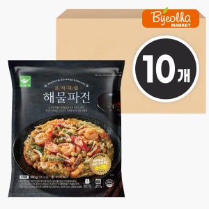 사옹원 부침명장 프리미엄 해물파전 300g (10개) 대용량 가정용 업소용 명절음식 반찬