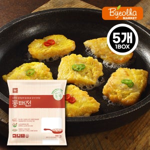 사옹원 동태전 1kg 5개 (1박스) 명절 음식 모듬 전 야식 간식 업소용 대용량 급식용