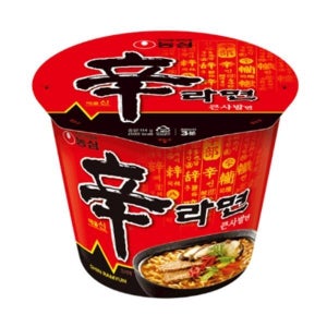 농심 컵라면 박스 114g, 16개