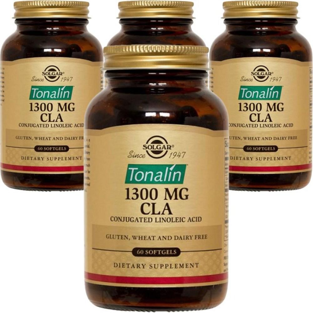 솔가 <b>토날린</b> CLA 1300mg 60정 4개