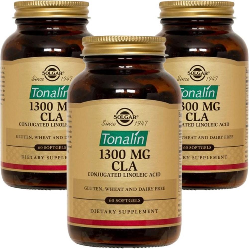 솔가 <b>토날린</b> CLA 1300mg 60정 3개