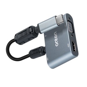 CtoHDMI RGB 젠더 노트북듀얼모니터 미러링 PD 연결잭 4K TV출력 CFA407