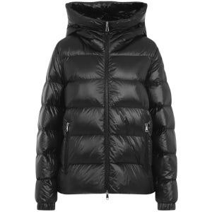 [몽클레어] 24FW BIRON 로고 패치 패딩 블랙 1A000 91 597WN 999