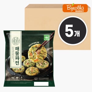 사옹원 더 제대로 만든 해물파전 1kg (5개) 대용량 업소용 냉동 간편조리 반찬 안주