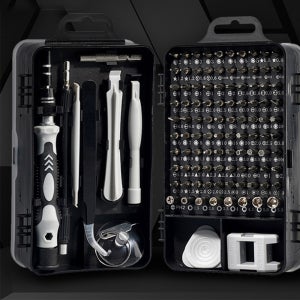 115in1 만능 정밀 드라이버 세트 공구 키트 제품 수리 98가지 호환 비트 일자 십자