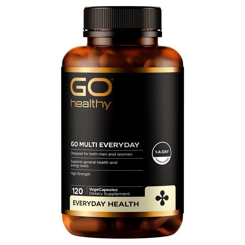 뉴질랜드 <b>고헬씨</b> <b>GO Healthy</b> Multi Everyday 멀티 에브리데이 올인원 멀티비타민 <b>미네랄</b> 120정