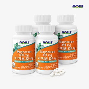 나우푸드 마그네슘 350mg 90정, 4개