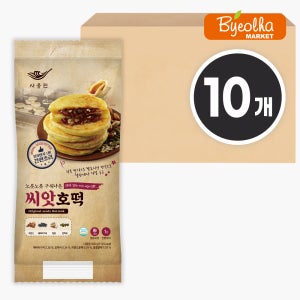 사옹원 씨앗 호떡 400g (10개) 대용량 캠핑 아이 간식 호떡 식사대용 업소용 간편조리