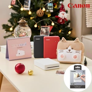 캐논 휴대용 포토프린터 QX20 스마트폰 사진 인화 20매 + 파우치 + 캘린더