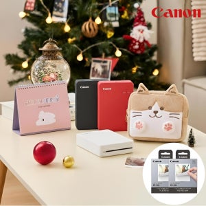 캐논 휴대용 포토프린터 QX20 스마트폰 사진 인화 40매 +파우치 + 캘린더