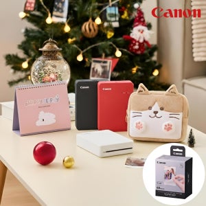 캐논 휴대용 포토프린터 QX20 스마트폰 사진 인화 카드 60매 + 파우치 + 캘린더