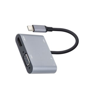 CtoHDMI RGB 젠더 노트북듀얼모니터 미러링 PD 연결잭 4K TV출력 CBD173