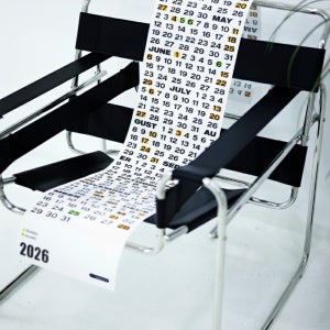 [공감프로덕트]롱 패브릭 캘린더 1년 달력 대형 디자인 한장 인테리어 소품 벽 A