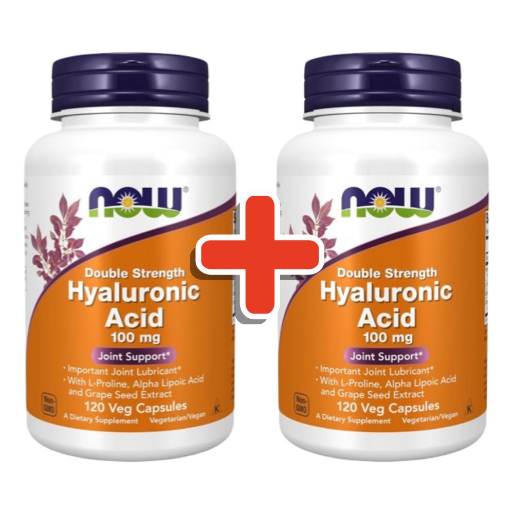 <b>나우푸드 히알루론산</b> 더블 스트렝스 100mg 120정 2개