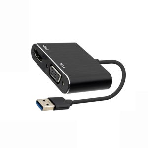 USB3.0 to HDMI 젠더 RGB 노트북듀얼모니터 연결 4K TV출력 CFW407B