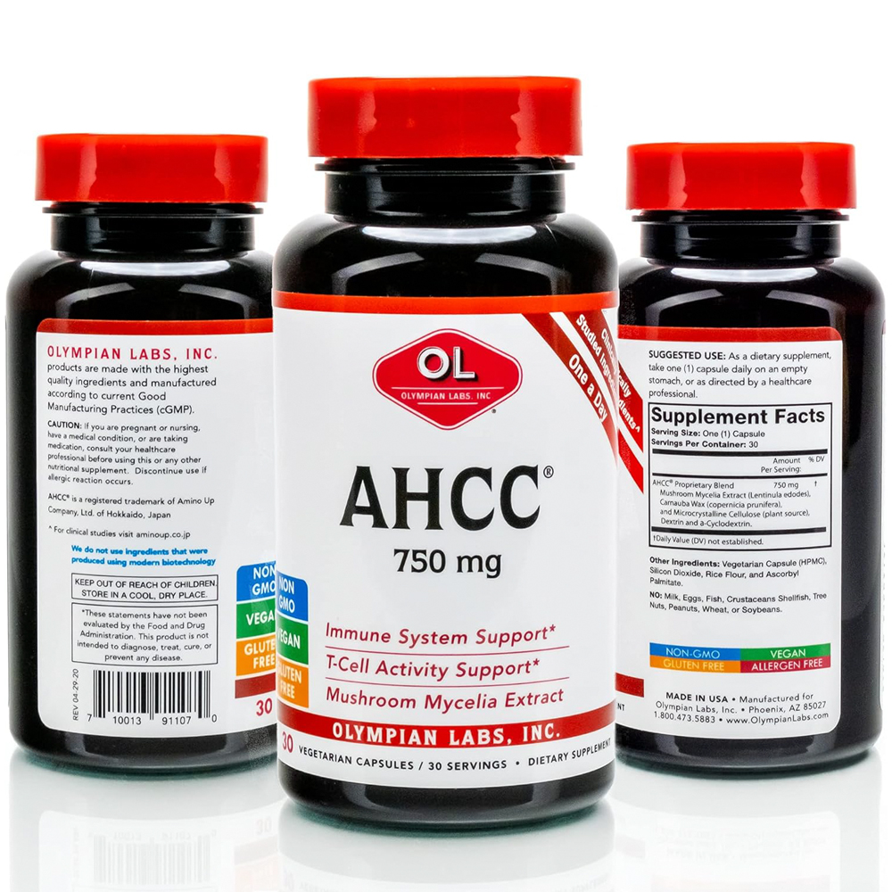 AHCC 표고버섯균사체 750mg 30캡슐