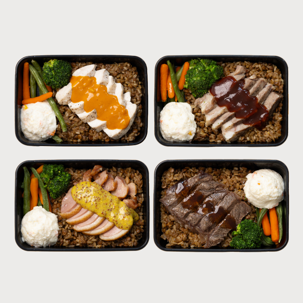 고기많은 냉동 도시락 양많은 직장인 정기배송 단백질 벌크업 헬스 단백식사시즌2 4종 4팩