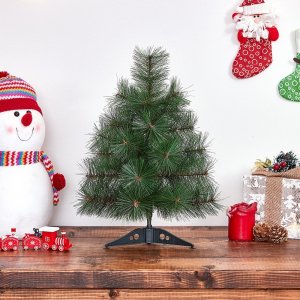 고급 솔잎 연말 크리스마스 탁상 트리 40cm