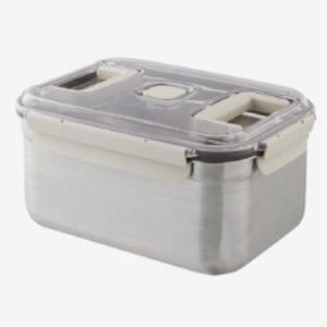 락앤락 숨쉬는 스텐 김치통 7.6L 투핸들 직사각 김장 물김치 밀폐용기