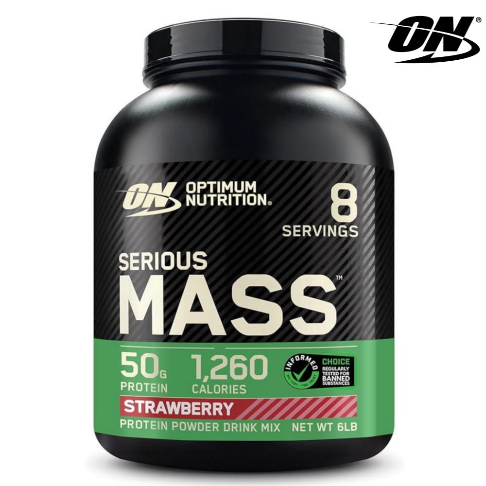 옵티멈뉴트리션 시리어스 <b>매스</b> 게이너 프로틴 파우더 <b>스트로베리</b> 2.72kg