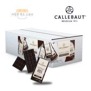 칼리바우트 나폴리탄 811 미니 다크초콜릿 13.5g x 75개입 박스판매 간식 케잌 데코레이션 베이킹재료