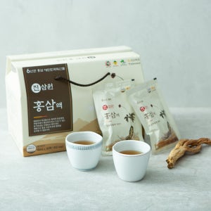 청고담 2년숙성 홍삼추출액100% 진삼원 풍기홍삼액 골드 30포 무첨가 HACCP