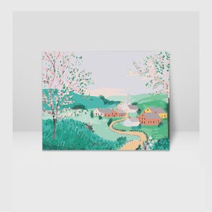 그랜마 모지스 사과꽃 필 무렵 DIY 명화 유화 취미생활 그림그리기 중형 대형 특대형