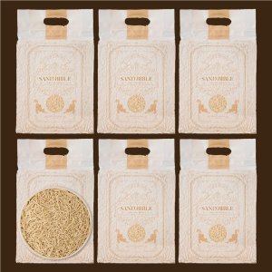 샌드바이블 두부 초극세입자 1.5mm 무향 7L x 6