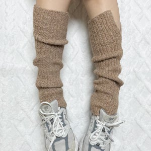 트임 골지 니트 울 레그워머 발토시 [아모르윌트]