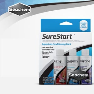 시켐(Seachem) 슈어스타트 팩 (SureStart) 100ml(3종) / 프라임,스테빌리티,프리스틴