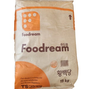 푸드림 황설탕 / 황백당 / 갈색설탕 15kg (대한제당)