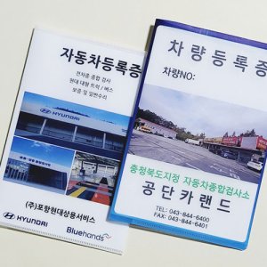 자동차 검사증 등록증 케이스 PP (4000개이상 주문제작상품) 002
