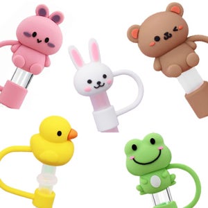 스탠리 텀블러 빨대마개 10mm 동물 캐릭터 5종세트