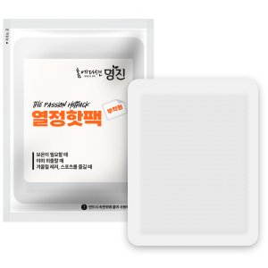 명진 열정 핫팩 파스형 45g 패드 부착형 20개