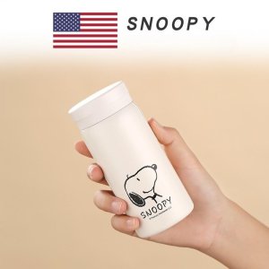 스누피 미니 텀블러 보온병 여성 어린이 휴대용 스누피 텀블러 보온병 200ML 300ML